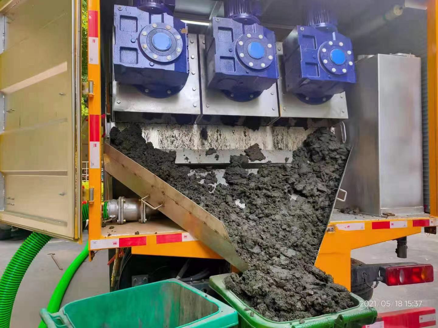 五大连池化粪池清掏城市维护站-泥浆净化干湿分离处理